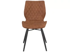 Lot De 2 Chaises En Tissu Marron LISLE -Meilleur Meubles Magasin chaise 11720875