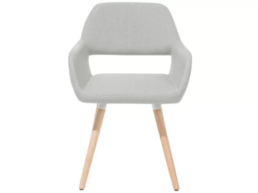 Lot De 2 Chaises De Salle à Manger Grises Claires CHICAGO -Meilleur Meubles Magasin chaise 11722393