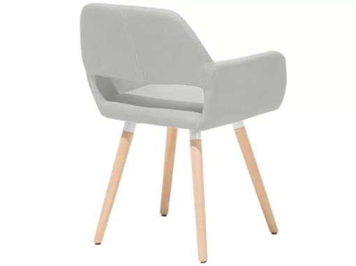 Lot De 2 Chaises De Salle à Manger Grises Claires CHICAGO -Meilleur Meubles Magasin chaise 11722397