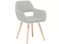 Lot De 2 Chaises De Salle à Manger Grises Claires CHICAGO -Meilleur Meubles Magasin chaise 11722403
