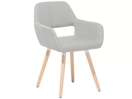 Lot De 2 Chaises De Salle à Manger Grises Claires CHICAGO -Meilleur Meubles Magasin chaise 11722403
