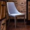 2 Chaises En Tissu Bleu Clair CAMINO -Meilleur Meubles Magasin chaise 11723499