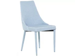 2 Chaises En Tissu Bleu Clair CAMINO -Meilleur Meubles Magasin chaise 11723505