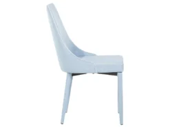 2 Chaises En Tissu Bleu Clair CAMINO -Meilleur Meubles Magasin chaise 11723509