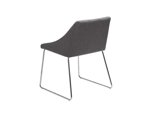 Lot De 2 Chaises De Salle à Manger En Tissu Gris Foncé ARCATA -Meilleur Meubles Magasin chaise 12338327