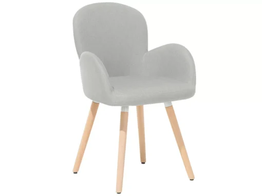 Lot De 2 Chaises Grises Claires BROOKVILLE -Meilleur Meubles Magasin chaise 13173051