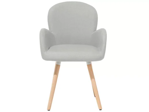 Lot De 2 Chaises Grises Claires BROOKVILLE -Meilleur Meubles Magasin chaise 13173055