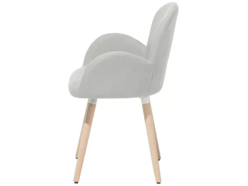 Lot De 2 Chaises Grises Claires BROOKVILLE -Meilleur Meubles Magasin chaise 13173057