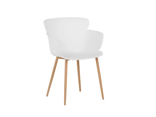 Lot De 2 Chaises De Salle à Manger Blanches SUMKLEY -Meilleur Meubles Magasin chaise 13319323