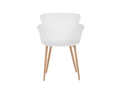 Lot De 2 Chaises De Salle à Manger Blanches SUMKLEY -Meilleur Meubles Magasin chaise 13319325