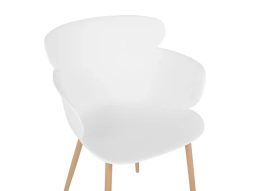 Lot De 2 Chaises De Salle à Manger Blanches SUMKLEY -Meilleur Meubles Magasin chaise 13319327