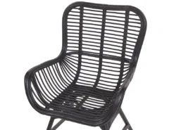 Chaise En Rotin Noir TOGO -Meilleur Meubles Magasin chaise 16285065