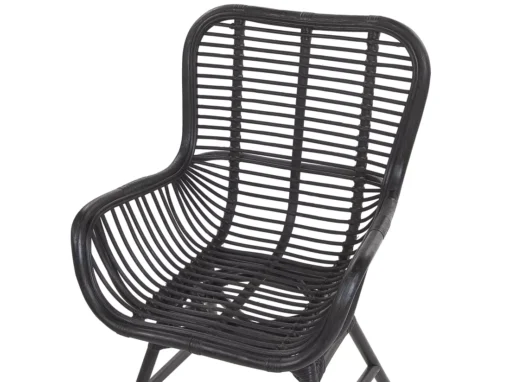 Chaise En Rotin Noir TOGO -Meilleur Meubles Magasin chaise 16285065