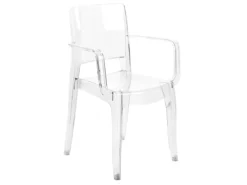 Lot De 2 Chaises De Salle à Manger Transparentes KENWOOD -Meilleur Meubles Magasin chaise 16433865