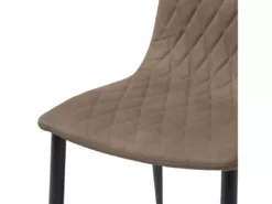 Lot De 2 Chaises En Cuir PU Marron Clair MONTANA -Meilleur Meubles Magasin chaise 16688203
