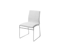 Deux Chaises De Salle à Manger En Cuir PU Blanc KIRON -Meilleur Meubles Magasin chaise 16688269