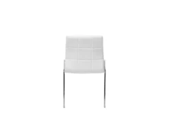 Deux Chaises De Salle à Manger En Cuir PU Blanc KIRON -Meilleur Meubles Magasin chaise 16688273