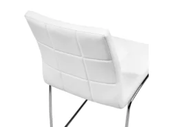 Deux Chaises De Salle à Manger En Cuir PU Blanc KIRON -Meilleur Meubles Magasin chaise 16688277