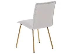 Lot De 2 Chaises En Velours Gris RUBIO -Meilleur Meubles Magasin chaise 16688627