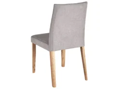 Lot De 2 Chaises De Salle à Manger En Tissu Gris Clair PHOLA -Meilleur Meubles Magasin chaise 16689347