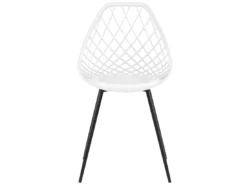Lot De 2 Chaises De Salle à Manger Blanches CANTON -Meilleur Meubles Magasin chaise 16701747