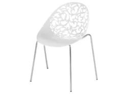 Ensemble De 4 Chaises Blanches MUMFORD -Meilleur Meubles Magasin chaise 16701763