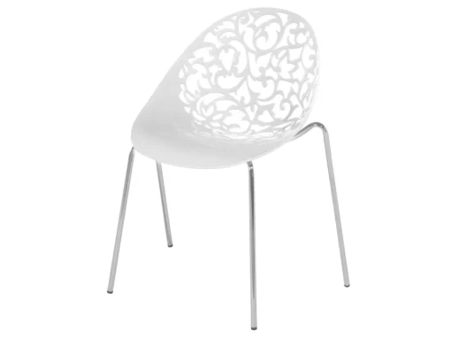 Ensemble De 4 Chaises Blanches MUMFORD -Meilleur Meubles Magasin chaise 16701763