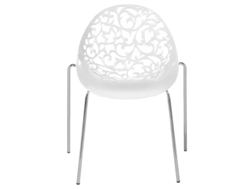 Ensemble De 4 Chaises Blanches MUMFORD -Meilleur Meubles Magasin chaise 16701765