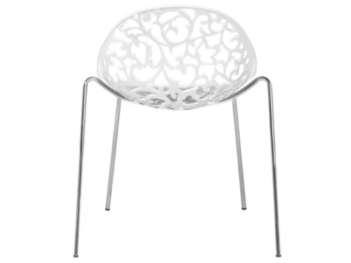 Ensemble De 4 Chaises Blanches MUMFORD -Meilleur Meubles Magasin chaise 16701769