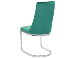 Lot De 2 Chaises De Salle à Manger En Velours Vert émeraude ALTOONA -Meilleur Meubles Magasin chaise 16702851