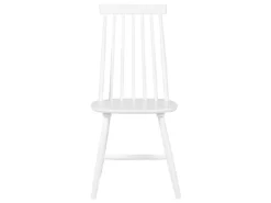 Lot De 2 Chaises Blanches En Bois BURBANK -Meilleur Meubles Magasin chaise 16705627