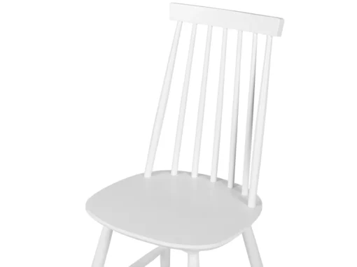 Lot De 2 Chaises Blanches En Bois BURBANK -Meilleur Meubles Magasin chaise 16705631