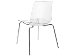 Lot De 2 Chaises De Salle à Manger Transparentes SILERTON -Meilleur Meubles Magasin chaise 16706609