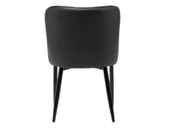 Lot De 2 Chaises En Cuir PU Noir SOLANO -Meilleur Meubles Magasin chaise 16710019