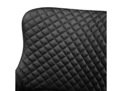Lot De 2 Chaises En Cuir PU Noir SOLANO -Meilleur Meubles Magasin chaise 16710021