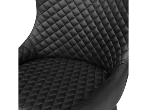 Lot De 2 Chaises En Cuir PU Noir SOLANO -Meilleur Meubles Magasin chaise 16710025