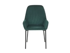 Lot De 2 Chaises De Salle à Manger En Velours Côtelé Vert Foncé LOVERNA 12 Lot De 2 Chaises De Salle à Manger En Velours Côtelé Vert Foncé LOVERNA -Meilleur Meubles Magasin chaise 16710479