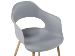 Set De 2 Chaises De Salle à Manger Grises UTICA -Meilleur Meubles Magasin chaise 16710779