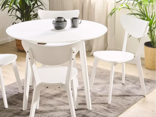 Lot De 2 Chaises De Salle à Manger Blanches ROXBY -Meilleur Meubles Magasin chaise 16729937