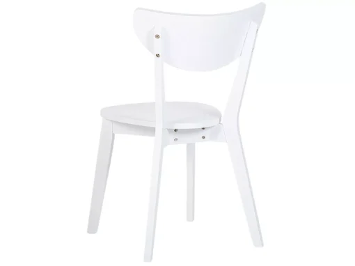 Lot De 2 Chaises De Salle à Manger Blanches ROXBY -Meilleur Meubles Magasin chaise 16729945