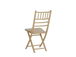 Lot De 4 Chaises Pliantes En Bois Doré MACHIAS -Meilleur Meubles Magasin chaise 16729957