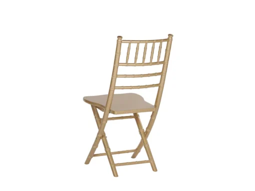 Lot De 4 Chaises Pliantes En Bois Doré MACHIAS -Meilleur Meubles Magasin chaise 16729957