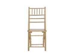 Lot De 4 Chaises Pliantes En Bois Doré MACHIAS -Meilleur Meubles Magasin chaise 16729959