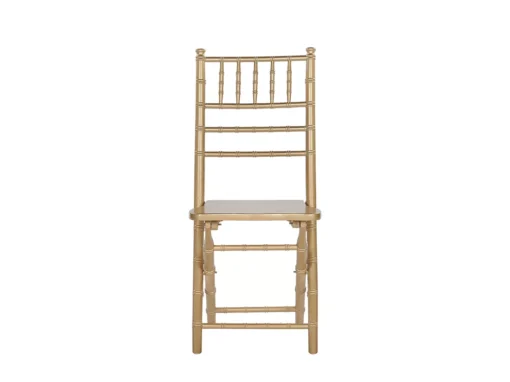 Lot De 4 Chaises Pliantes En Bois Doré MACHIAS -Meilleur Meubles Magasin chaise 16729959