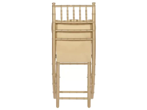 Lot De 4 Chaises Pliantes En Bois Doré MACHIAS -Meilleur Meubles Magasin chaise 16729961