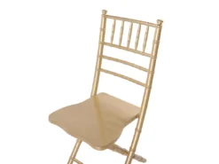 Lot De 4 Chaises Pliantes En Bois Doré MACHIAS -Meilleur Meubles Magasin chaise 16729963