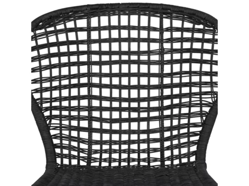 Lot De 2 Chaises En Rotin Noir ELFROS -Meilleur Meubles Magasin chaise 17172203