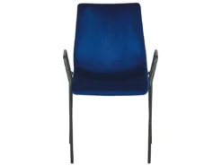 Lot De 2 Chaises De Salle à Manger En Velours Bleu Marine JEFFERSON -Meilleur Meubles Magasin chaise 17172913