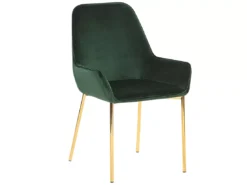 Lot De 2 Chaises En Velours Vert LOVERNA -Meilleur Meubles Magasin chaise 17175775