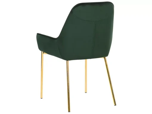 Lot De 2 Chaises En Velours Vert LOVERNA -Meilleur Meubles Magasin chaise 17175781